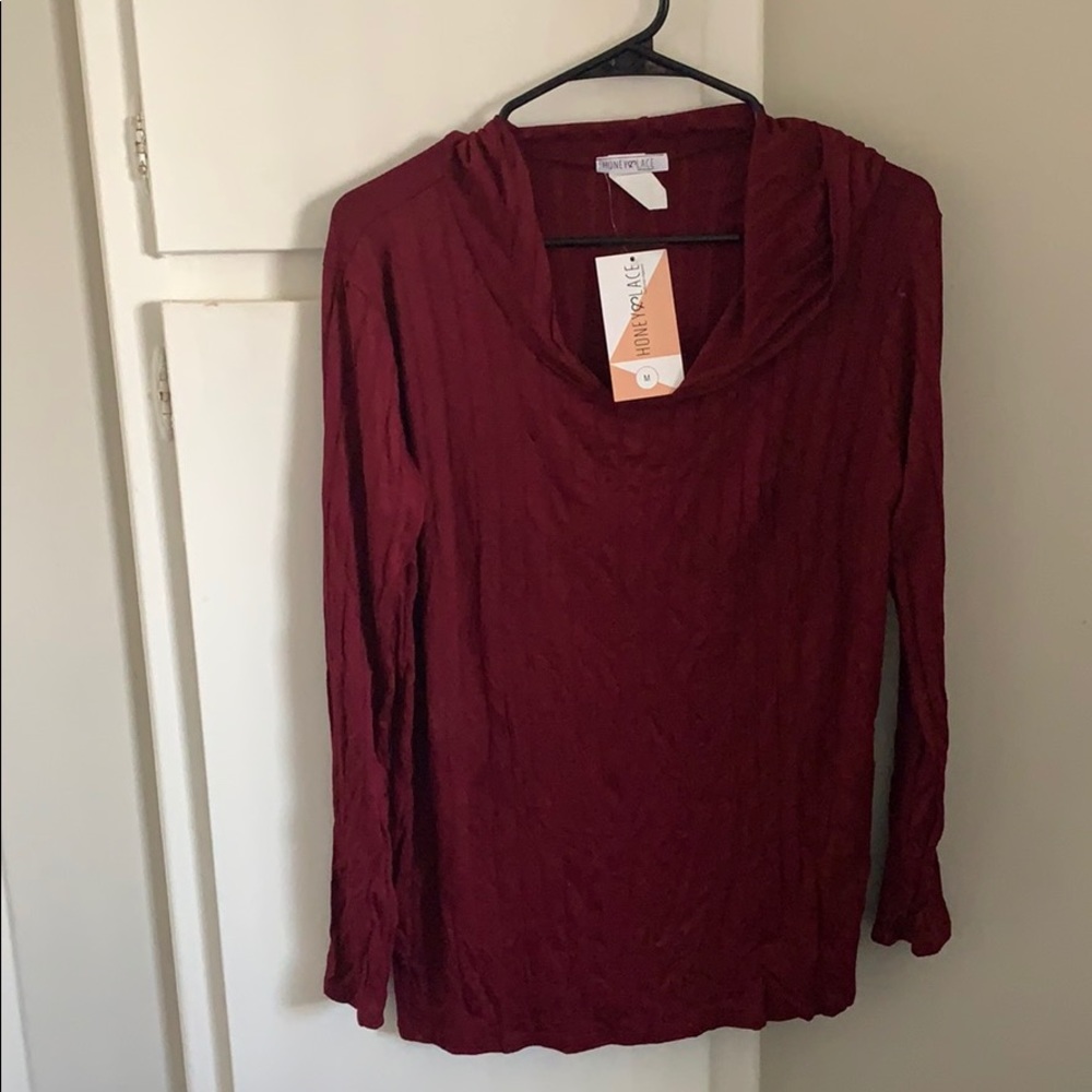 Honey and lace hooded tunic